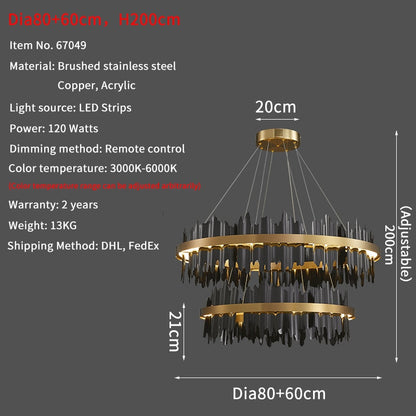 Jordanne Luxury Chandelier - Premium chandeliers from Lumina Décor - Just $1300! Shop now at Fleurlovin