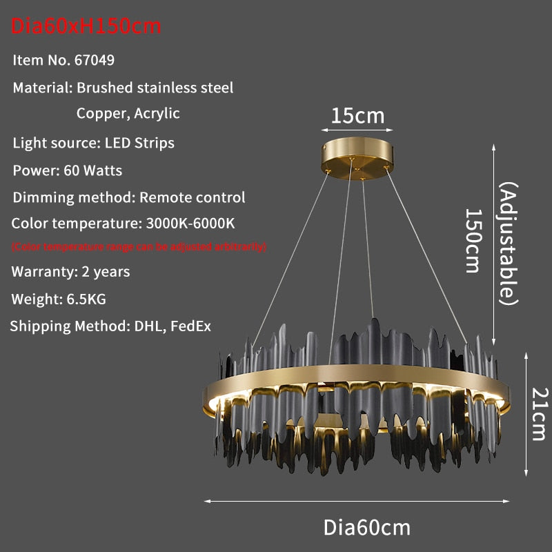 Jordanne Luxury Chandelier - Premium chandeliers from Lumina Décor - Just $1300! Shop now at Fleurlovin