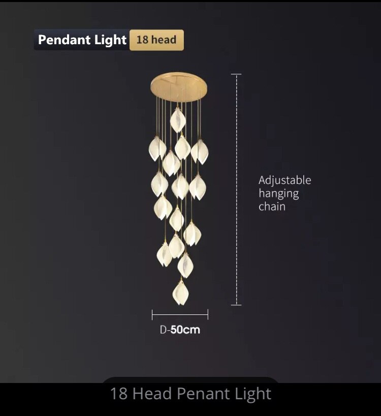 chandeliers Mercedes Petals Hanging Lamp sold by Fleurlovin, Free Shipping Worldwide