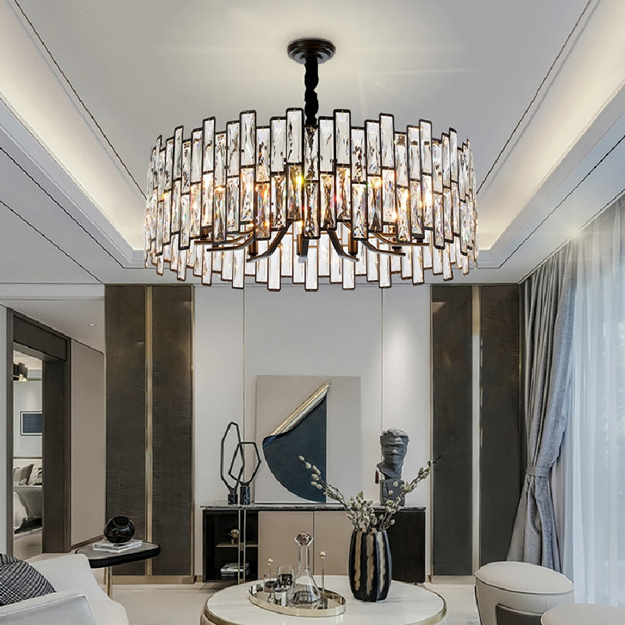 chandeliers Roukeviar LED Crystal Chandelier sold by Fleurlovin, Free Shipping Worldwide