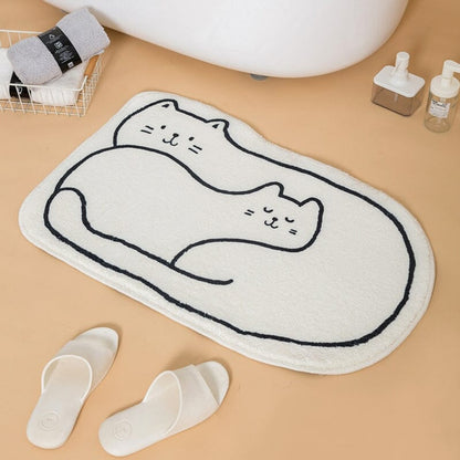 rugs Cat Anti-Slip House Matt sold by Fleurlovin, Free Shipping Worldwide