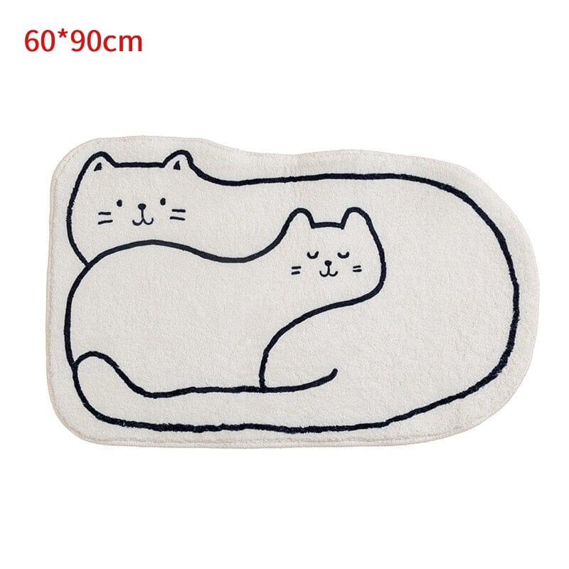 rugs Cat Anti-Slip House Matt sold by Fleurlovin, Free Shipping Worldwide