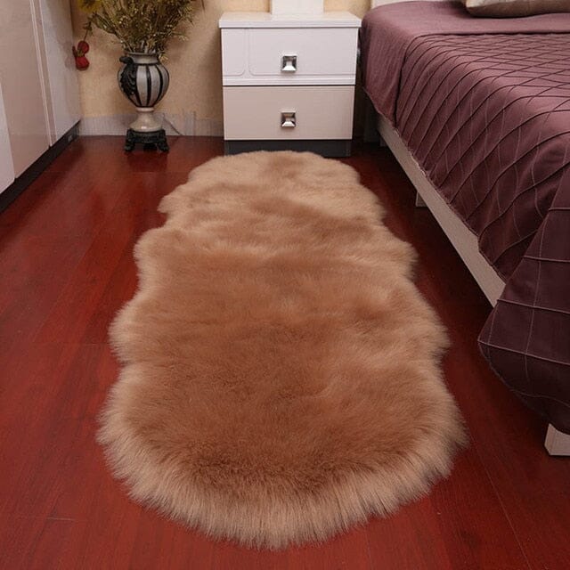 rugs Faux fur bedroom carpet sold by Fleurlovin, Free Shipping Worldwide