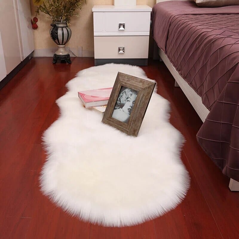 rugs Faux fur bedroom carpet sold by Fleurlovin, Free Shipping Worldwide