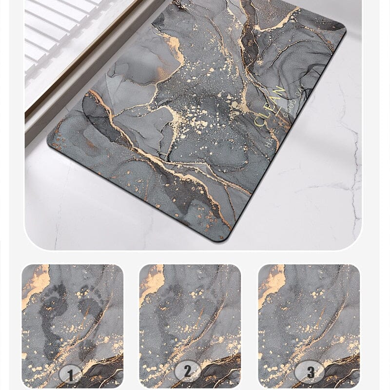 rugs Marble Non-slip Rubber Bathroom Matt sold by Fleurlovin, Free Shipping Worldwide