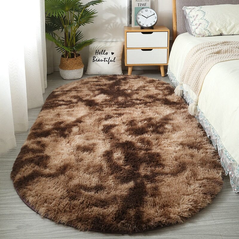 rugs Oval furr rug sold by Fleurlovin, Free Shipping Worldwide