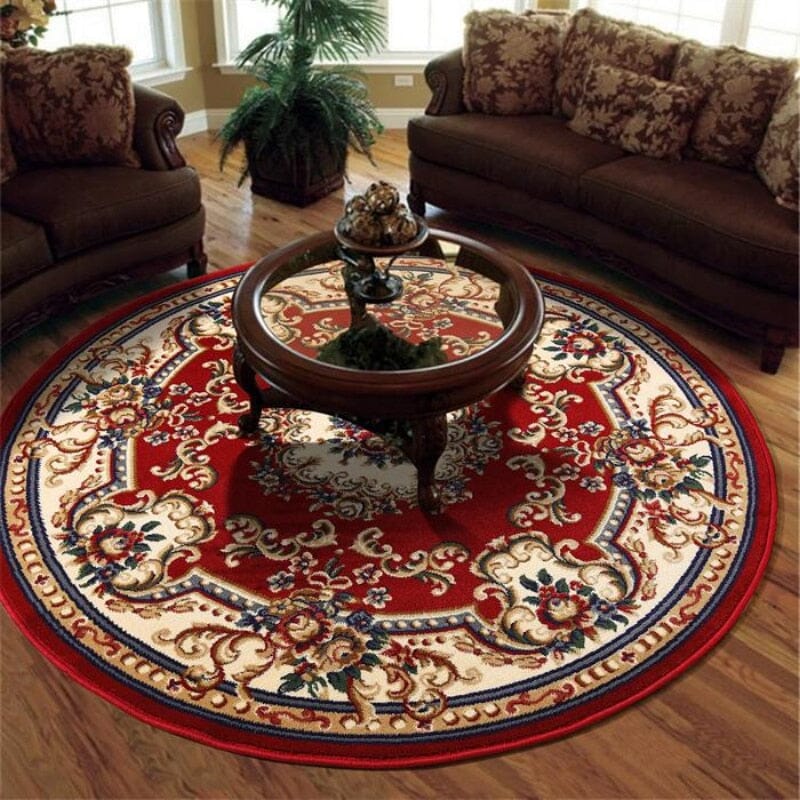 rugs Round Short Pile Persian Carpet sold by Fleurlovin, Free Shipping Worldwide