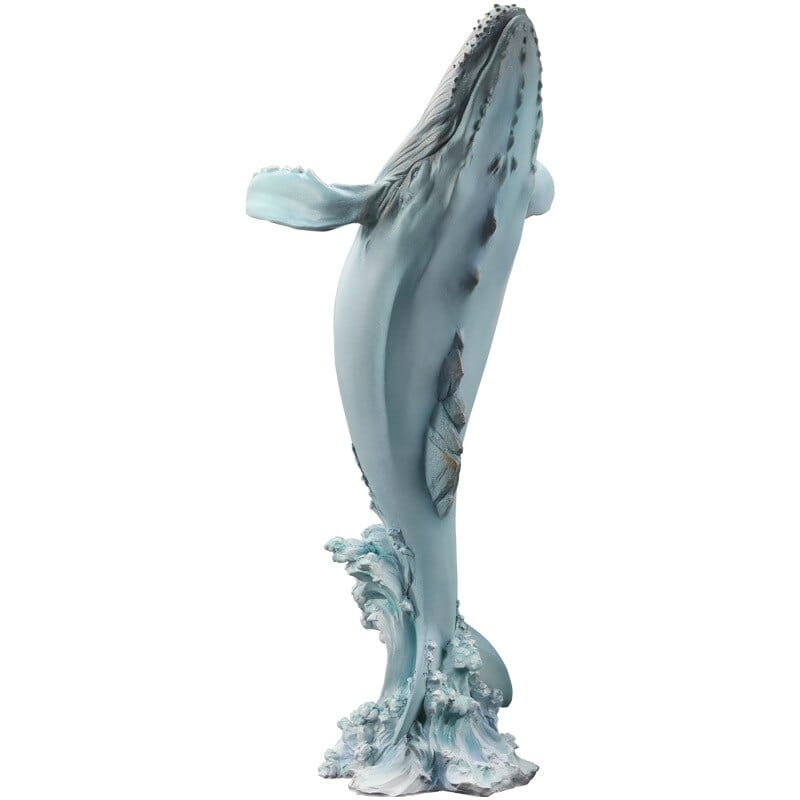 Sculpture of Blue Whale Riding a Wave - Premium  from Fleurlovin - Just $599.95! Shop now at Fleurlovin