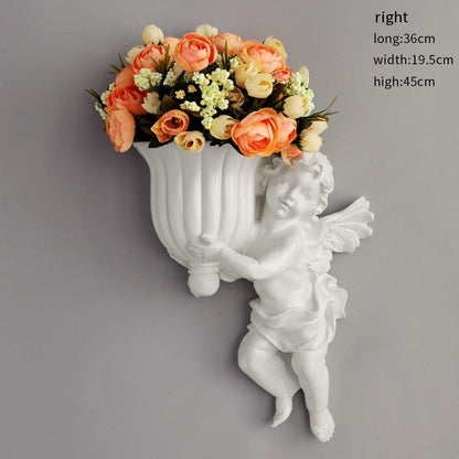 Flower Vase with European Cupid Design - Premium  from Fleurlovin - Just $169.95! Shop now at Fleurlovin