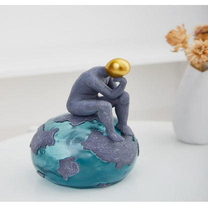 Sculpture of a Meditating Solitude - Premium  from Fleurlovin - Just $89.95! Shop now at Fleurlovin