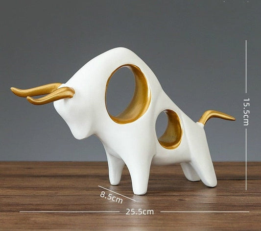 Figurine of a Taurus with Golden Horns