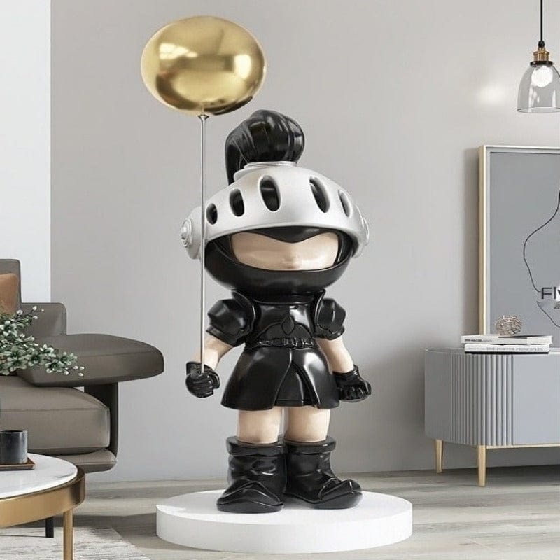 Statue of a Knight with Balloon - Premium  from Fleurlovin - Just $799.95! Shop now at Fleurlovin