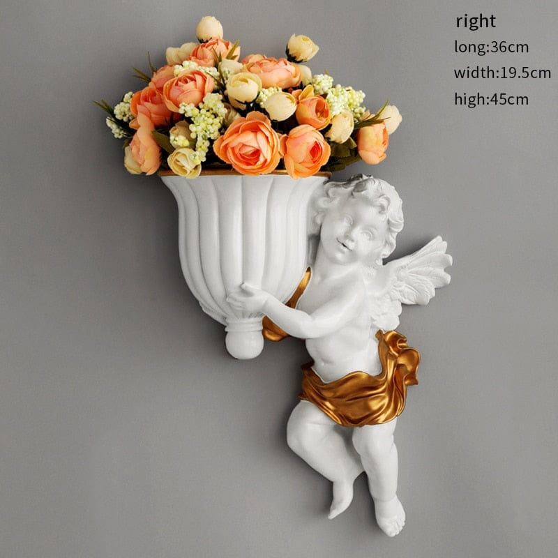 Flower Vase with European Cupid Design - Premium  from Fleurlovin - Just $169.95! Shop now at Fleurlovin