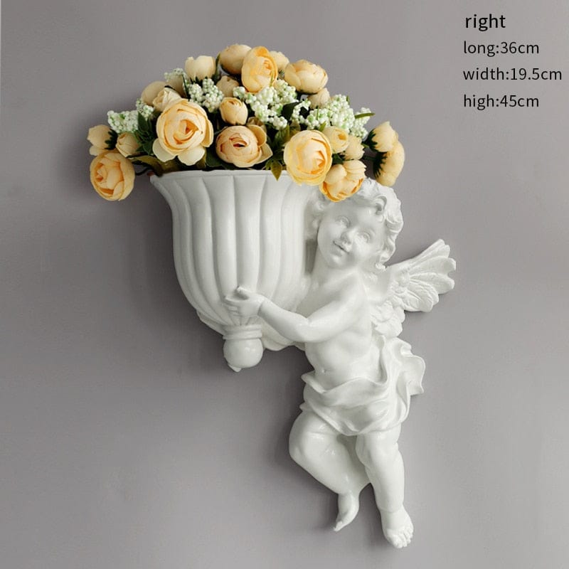 Flower Vase with European Cupid Design - Premium  from Fleurlovin - Just $169.95! Shop now at Fleurlovin