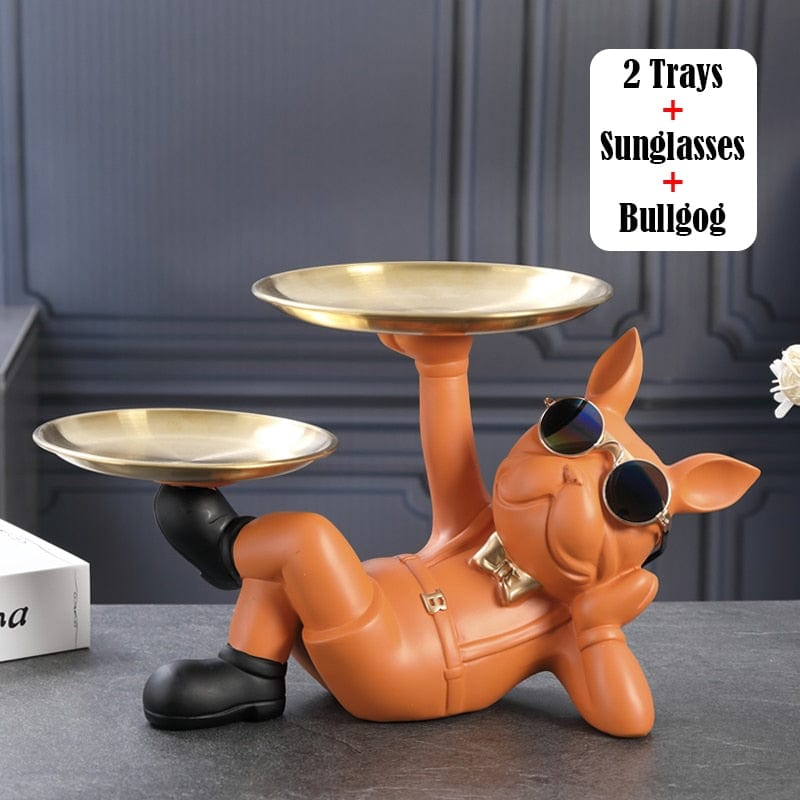 Chilling Bulldog with Double Trays - Premium  from Fleurlovin - Just $149.95! Shop now at Fleurlovin