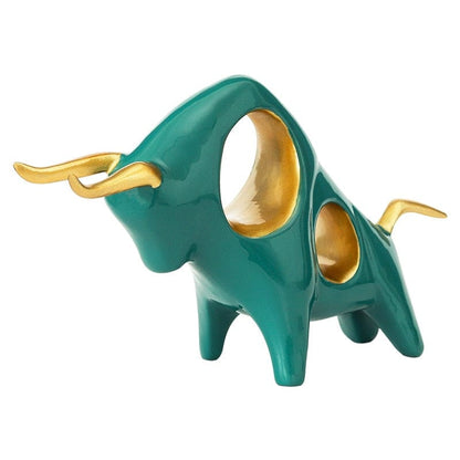 Figurine of a Taurus with Golden Horns