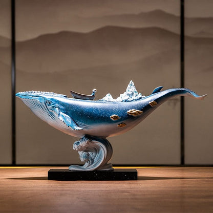 Sculpture of a Bionic Whale - Premium  from Fleurlovin - Just $349.95! Shop now at Fleurlovin