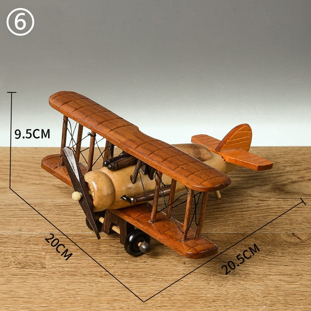 Retro Aircraft Made of Wood - Premium  from Fleurlovin - Just $64.95! Shop now at Fleurlovin
