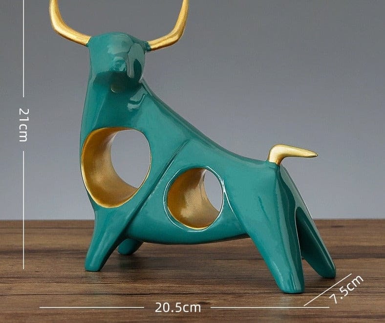 Figurine of a Taurus with Golden Horns