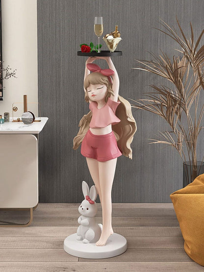 Statue of a Nordic Cartoon Girl - Premium  from Fleurlovin - Just $799.95! Shop now at Fleurlovin