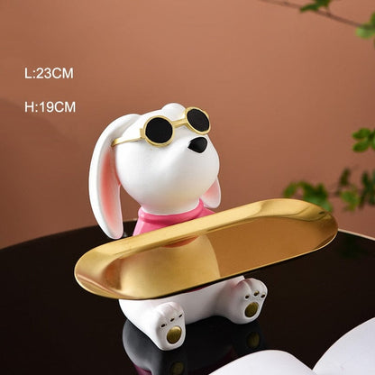 Tray Holder with Puppy Butler Design - Premium  from Fleurlovin - Just $114.95! Shop now at Fleurlovin