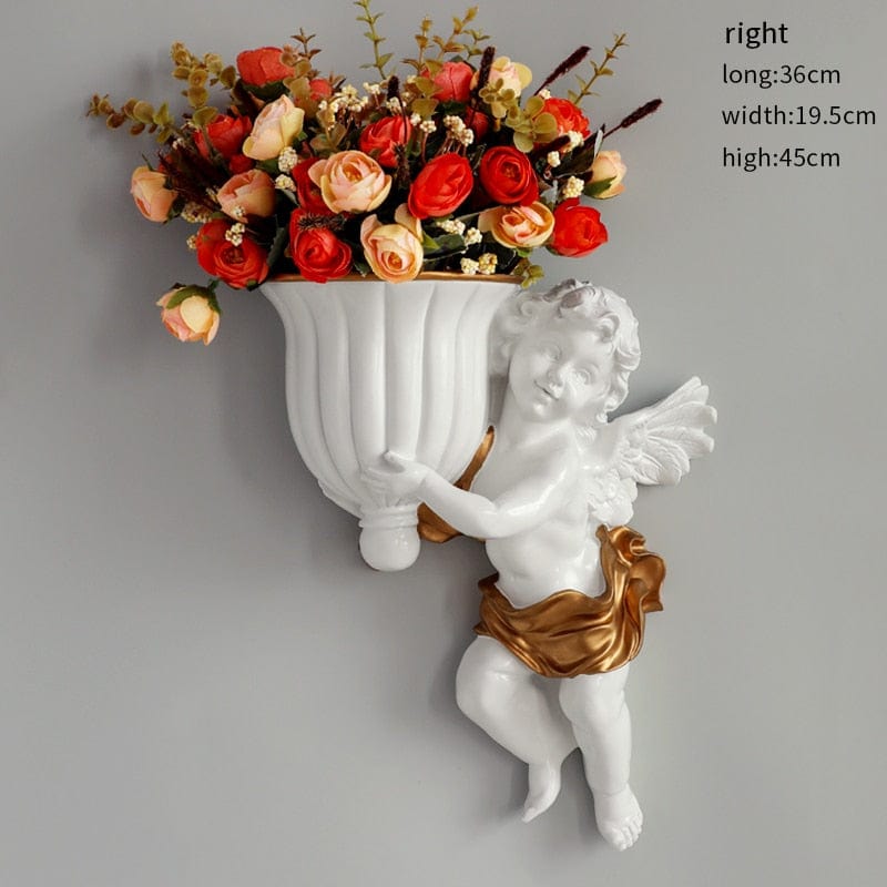 Flower Vase with European Cupid Design - Premium  from Fleurlovin - Just $169.95! Shop now at Fleurlovin