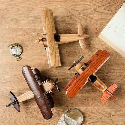 Retro Aircraft Made of Wood - Premium  from Fleurlovin - Just $64.95! Shop now at Fleurlovin