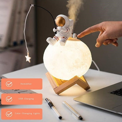 Humidificador con forma de astronauta