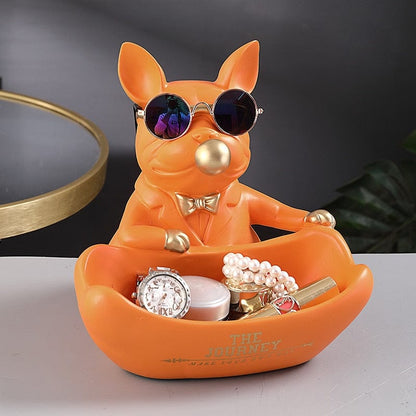 Statue of a Bulldog in Bubbly Style - Premium  from Fleurlovin - Just $144.95! Shop now at Fleurlovin