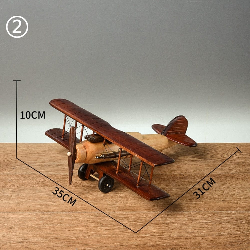 Retro Aircraft Made of Wood - Premium  from Fleurlovin - Just $64.95! Shop now at Fleurlovin