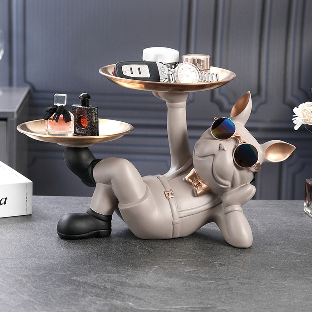 Chilling Bulldog with Double Trays - Premium  from Fleurlovin - Just $149.95! Shop now at Fleurlovin