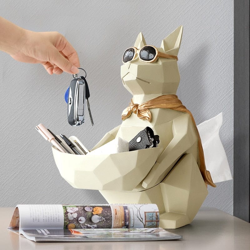 Multifunction Storage Box with Super Cat Design