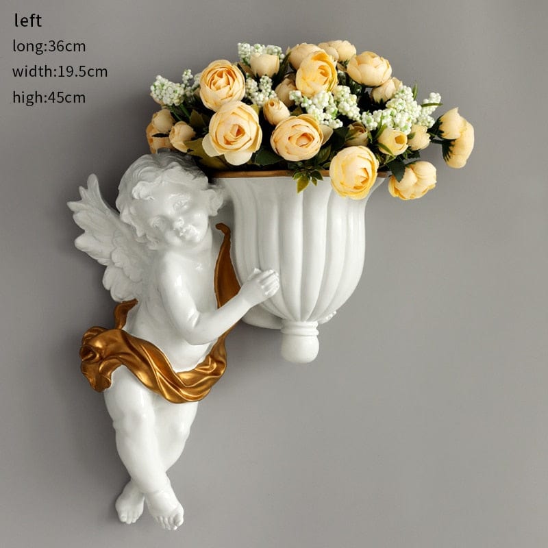 Flower Vase with European Cupid Design - Premium  from Fleurlovin - Just $169.95! Shop now at Fleurlovin