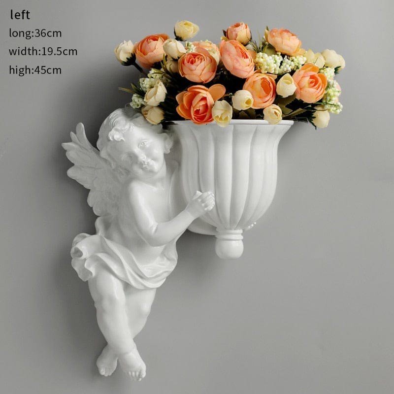 Flower Vase with European Cupid Design - Premium  from Fleurlovin - Just $169.95! Shop now at Fleurlovin