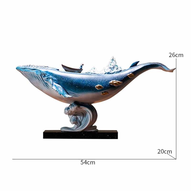 Sculpture of a Bionic Whale - Premium  from Fleurlovin - Just $349.95! Shop now at Fleurlovin