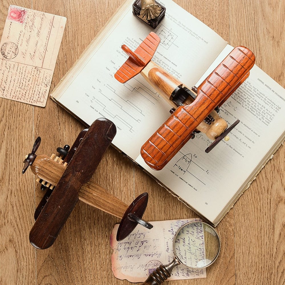 Retro Aircraft Made of Wood - Premium  from Fleurlovin - Just $64.95! Shop now at Fleurlovin