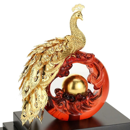 Ornamental Gold Peacock