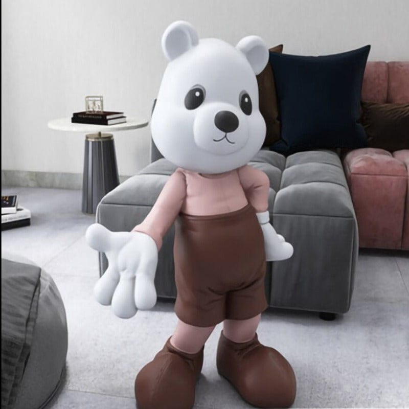 Modern Comic Bear Sculpture, Life Size