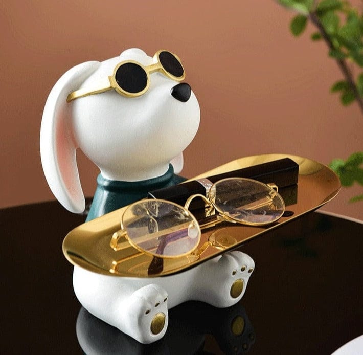 Tray Holder with Puppy Butler Design - Premium  from Fleurlovin - Just $114.95! Shop now at Fleurlovin