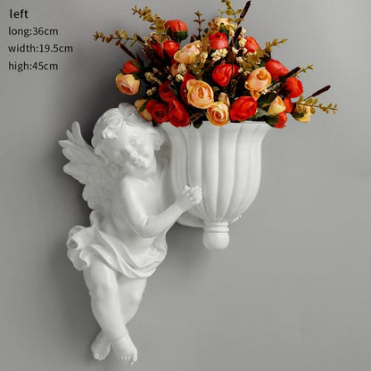 Flower Vase with European Cupid Design - Premium  from Fleurlovin - Just $169.95! Shop now at Fleurlovin