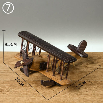 Retro Aircraft Made of Wood - Premium  from Fleurlovin - Just $64.95! Shop now at Fleurlovin