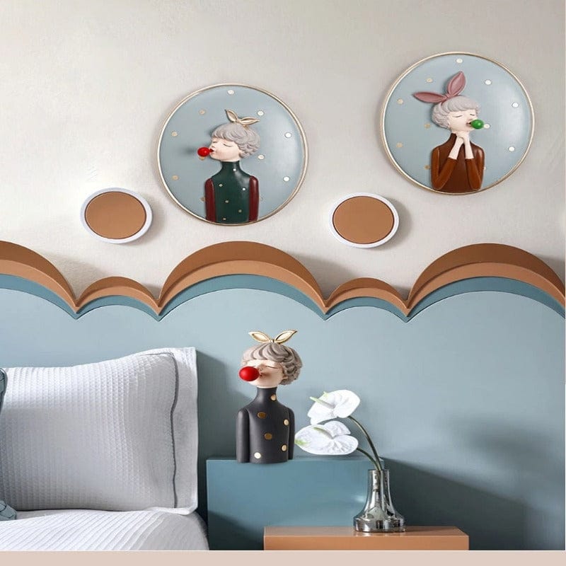 Wall Decoration Depicting a Nordic Lady - Premium  from Fleurlovin - Just $49.95! Shop now at Fleurlovin