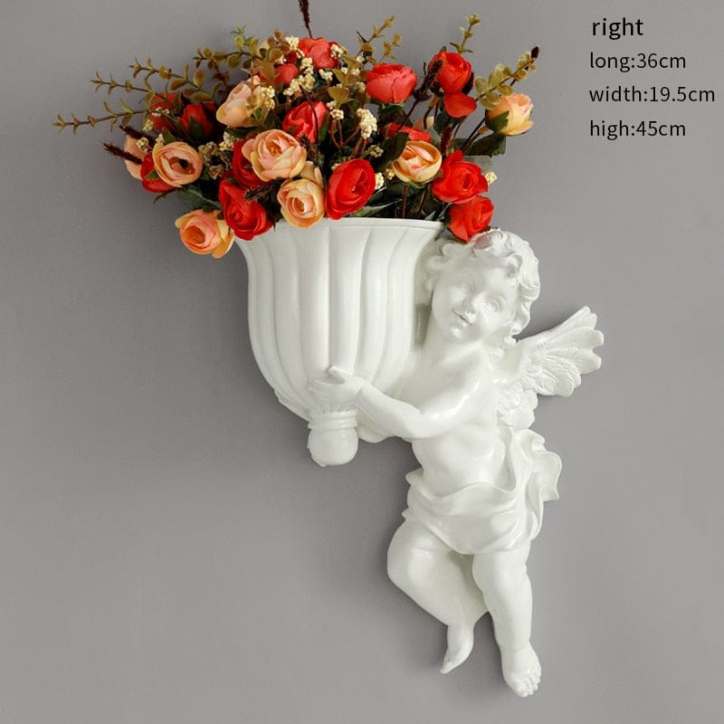 Flower Vase with European Cupid Design - Premium  from Fleurlovin - Just $169.95! Shop now at Fleurlovin