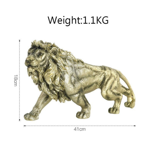 Sculpture of a Mighty Lion