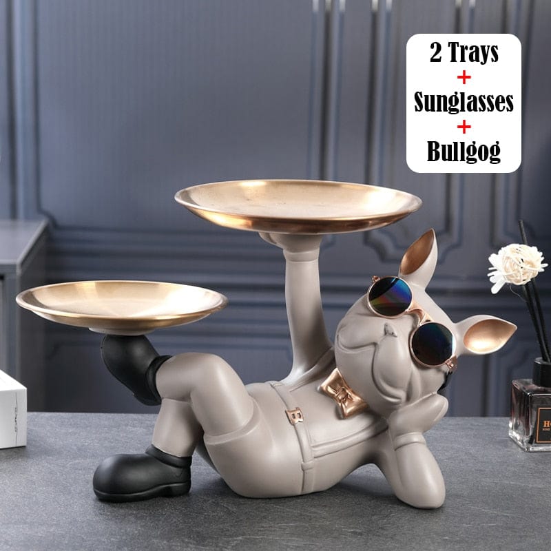 Chilling Bulldog with Double Trays - Premium  from Fleurlovin - Just $149.95! Shop now at Fleurlovin