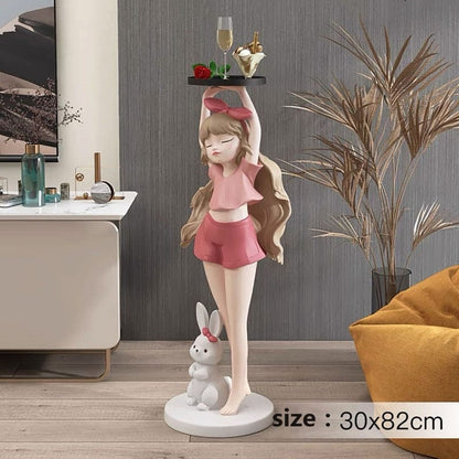 Statue of a Nordic Cartoon Girl - Premium  from Fleurlovin - Just $799.95! Shop now at Fleurlovin