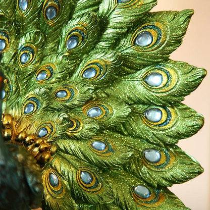 Pavo real vintage ornamental