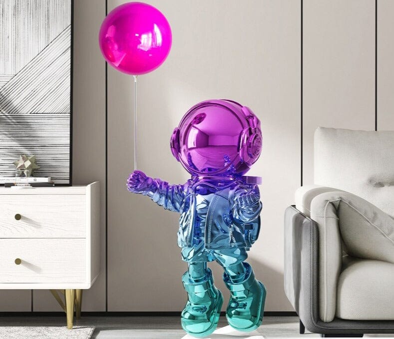 Moon Balloon Astronaut Statue, Large Sized