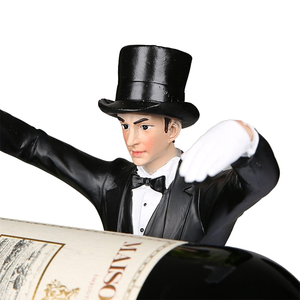 Wine Rack with Magician Figurine - Premium  from Fleurlovin - Just $99.95! Shop now at Fleurlovin