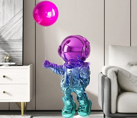 Moon Balloon Astronaut Statue, Large Sized